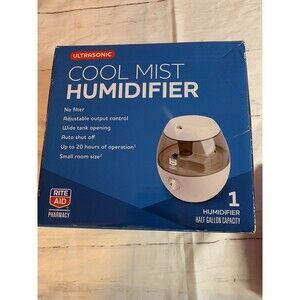 Rite Aid Ultrasonic Cool Mist Humidifier Half Gallon Model LUL520 Health dry air